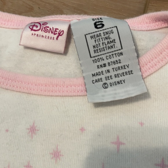 1990’s Disney princesses pajamas pjs girls size 6 Cinderella Snow White - Picture 5 of 16